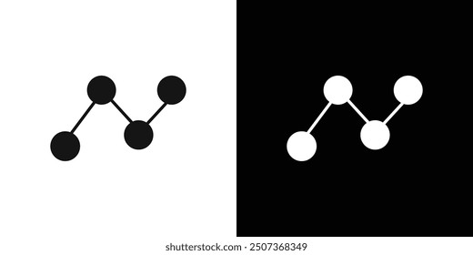 Symbol für die Konzeptgestaltung, flache Linie, Symbolsatz.