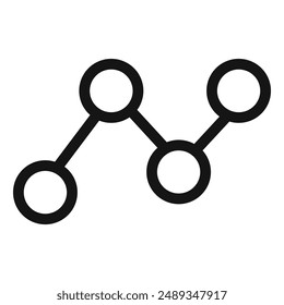 Conceptualization icon Vector symbol or sign set collection in black and white outline