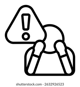 Elemento De Ícone De Preocupação Para Design