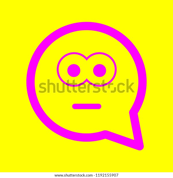 Concerned Human Face Icon Stock Vector Stock Vector Royalty Free 1192155907