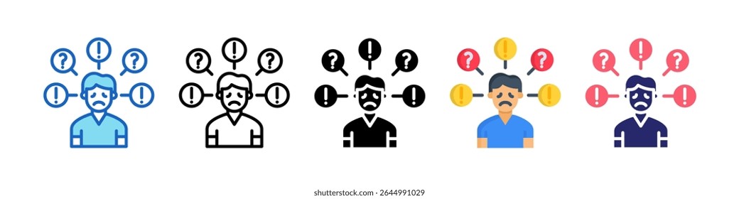 Coleção De Conjuntos De Ícones De Vários Estilos Relacionada.