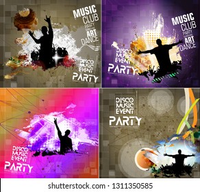 Concert Background Design - easy to edit vector illustration