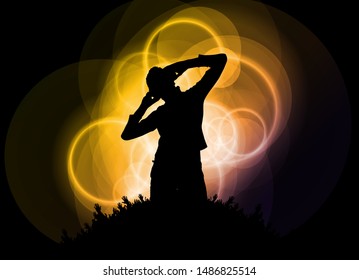 Diseño de fondo de concertación - fácil de editar ilustración vectorial