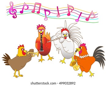 Concert of the chicken