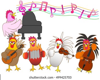 The concert of the chicken.