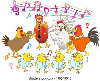 The concert of the chicken.