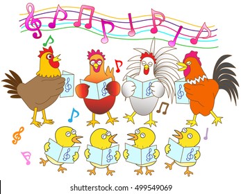 The concert of the chicken.