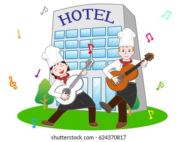 The concert of the cook.