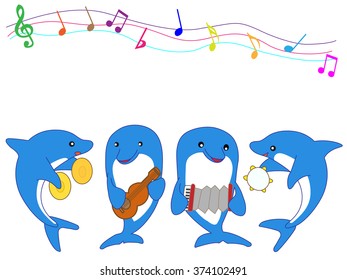 Concert of the dolphin