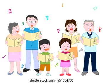 The concert of the family.