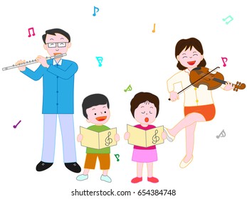 The concert of the family.