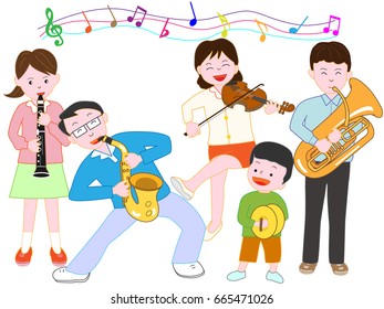 The concert of the family.