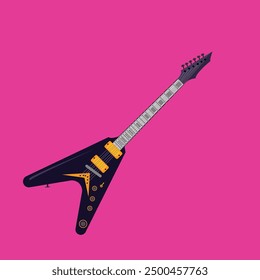 Concert guitar Design with nice background