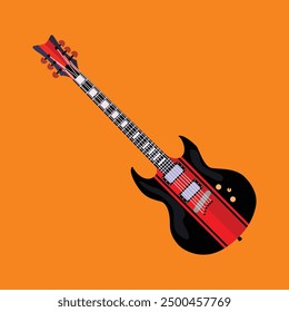 Concert guitar Design with nice background