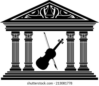 concert hall. vector illustration