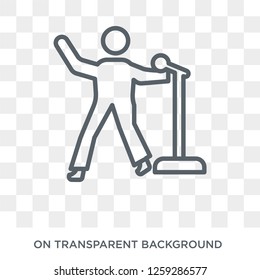 Concert icon. Concert design concept from Entertainment collection. Simple element vector illustration on transparent background.