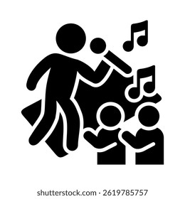 Elemento de icono de concierto para diseño