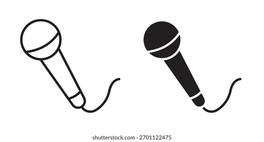 Konzert-Symbol, Vektorsymbol, flach und trendige Strichlinie