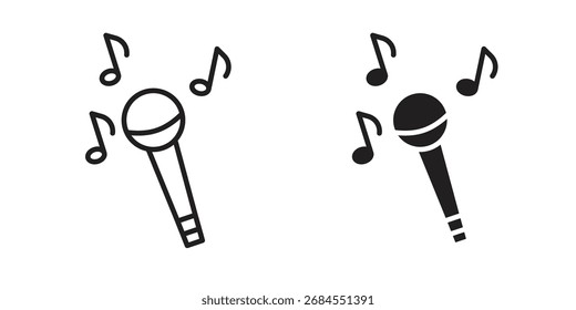 Concert icons simple vector set. logo sign symbol set