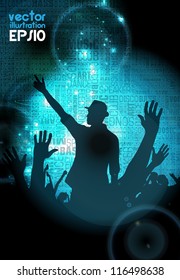 Concert illustration. Vector illustration