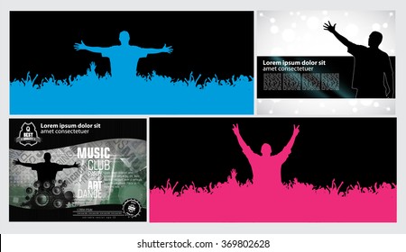 Ilustración del concierto. Ilustración del vector