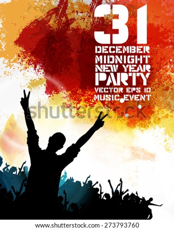 Concert illustration. Vector illustration