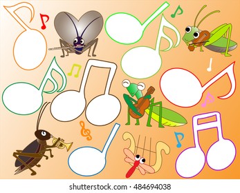 Concert of the insect