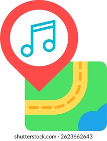 Concert Line vector Icon Design
