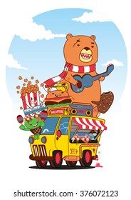Concert of party animals.