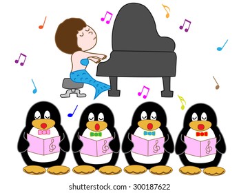 Concert of the penguin