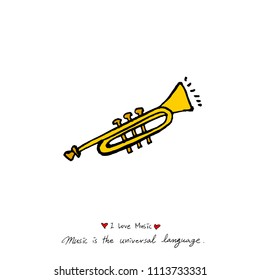 concert poster / Sketchy music illustration - vector