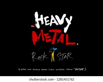 concert poster / Sketchy music illustration - vector