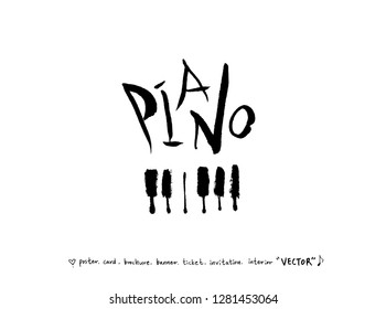 concert poster / Sketchy music illustration - vector