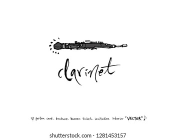 concert poster / Sketchy music illustration - vector