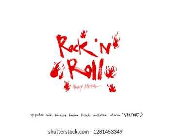 concert poster / Sketchy music illustration - vector