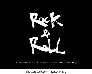 concert poster / Sketchy music illustration - vector