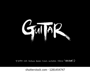 concert poster / Sketchy music illustration - vector