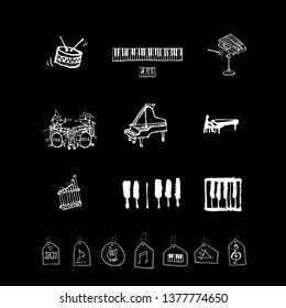concert poster / Sketchy music illustration - vector