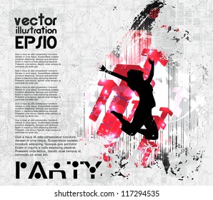 Concert poster. Vector illustration