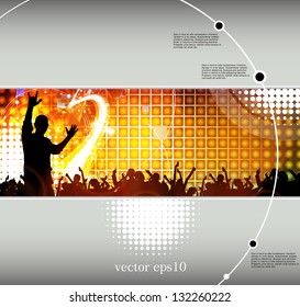 Concert poster. Vector illustration