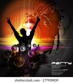Concert poster. Vector illustration