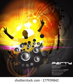 Concert poster. Vector illustration