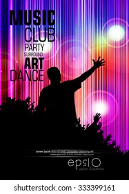 Concert poster. Vector illustration