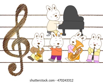 The concert of the rabbit.