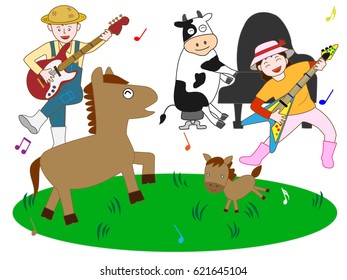 The concert of the ranch.