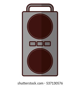 concert speaker icon image vector illustration design 