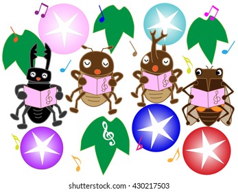 Concert of the summer insect