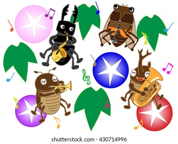 Concert of the summer insect