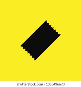 concert ticket icon vector