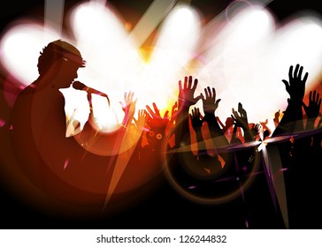 Concert. Vector